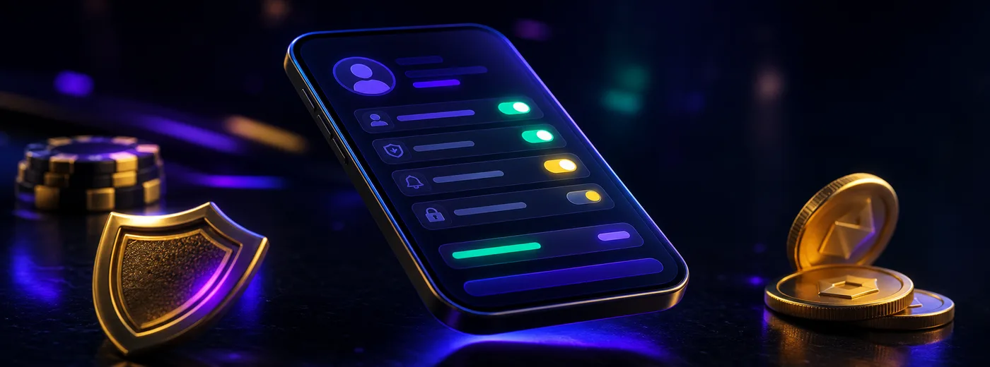 Panel konta Betonred na ekranie telefonu